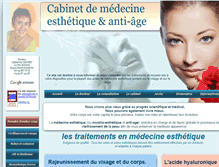 Tablet Screenshot of dr-dropsy-esthetique.fr